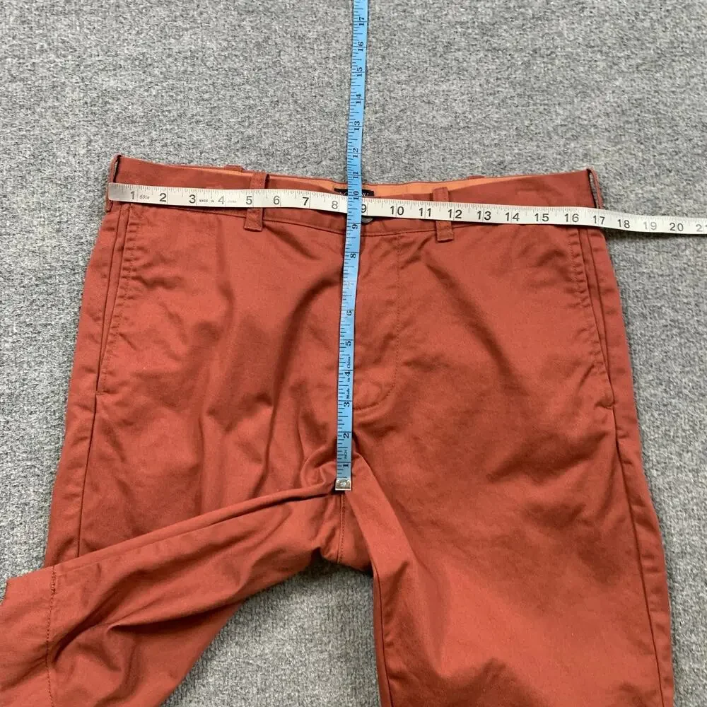 J Crew Shorts Mens 33 Rivington Broken-In Flat Front Chino Cotton Twill Zip Fly